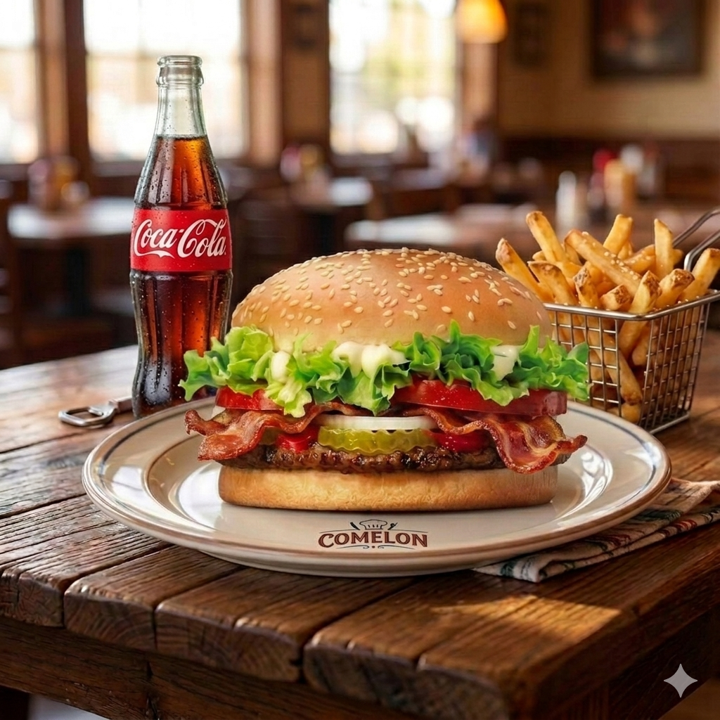 Bacon Cheeseburger (Solo la Hamburguesa)